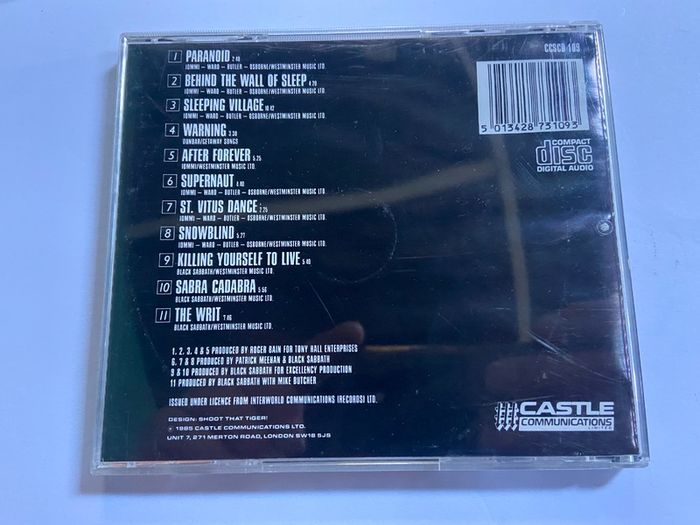 The Sabbath Collection CD Black Sabbath