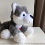 Canada stuffed plush Husky with Maple Leaf embroidery Image 3