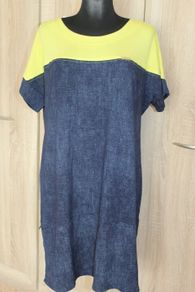 Jeans imitation above the knee dress size UK16 EU44 Postage included