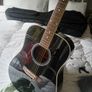 left hand harley benton black acoustic. Full size. Perfect for beginner or advanced Image 3