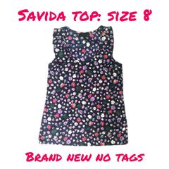 BRAND NEW Ladies Savida Top: Size 8