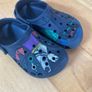 Crocs size 2 navy hand-painted Image 2