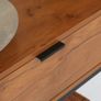 Industrial console table, side table, sideboard, 1 drawer, Brown + Black Image 4
