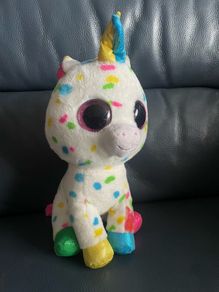 TY unicorn Beanie Boo soft toy 26 cm