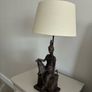 Pair of New Buddha Table Lamps Image 2