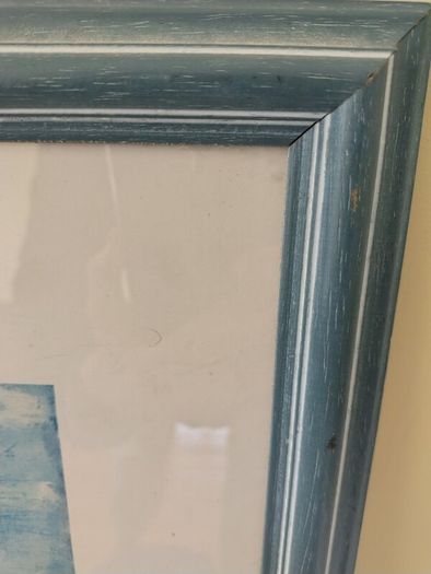 Large framed print of "The Pink Orchard" by van Gogh