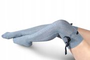 Gray warm Thigh Highs with a ribbon