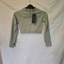 Astoria Activewear Green Zip Up Cropped Jumper Image 3