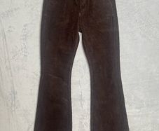 Citizens Of Humanity Isola Flare Trousers Sz 23W XXS Brown Corduroy Boho Retro