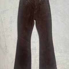 Citizens Of Humanity Isola Flare Trousers Sz 23W XXS Brown Corduroy Boho Retro