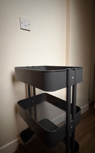 3 Tier Storage Trolley with Wheels