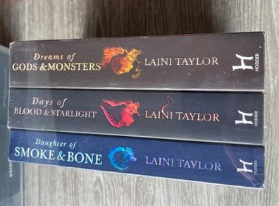 Three books by Laini Taylor