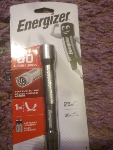 New sealed Energizer metal torch