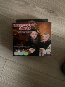 Christmas bauble shot glasses