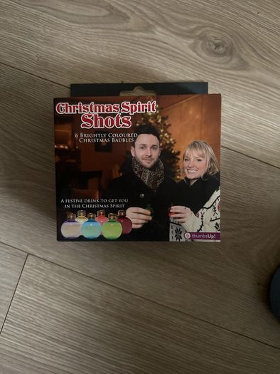 Christmas bauble shot glasses