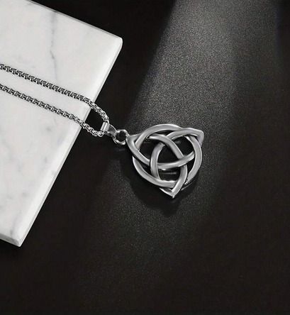Lovely Accessory with Irish Knot Design - nice gift + ideal for hats, coats, scarves, cardigans, etc + matching earrings, necklaces & more available