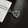 Lovely Accessory with Irish Knot Design - nice gift + ideal for hats, coats, scarves, cardigans, etc + matching earrings, necklaces & more available Image 5