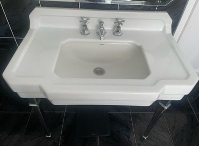 Beautiful Large "Cesame" Console Sink