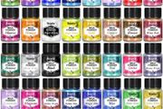 32 Colours x 5 g Pearlescent Epoxy Resin Pigment Metallic Powder for Soap Paint, Jewellery Making, Nail Polish, Epoxy Resin, Candle Making, Bath Bombs, Slime (FREE POSTAGE)