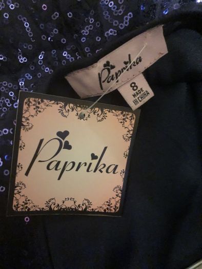 Navy sequin party dress (NEW & SIZE UK 8)