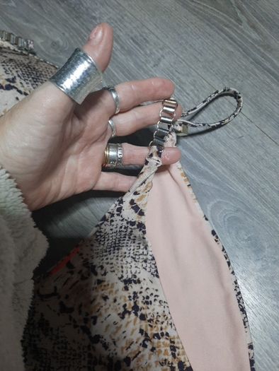 river island snake print bikini