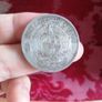 1896 South Africa Silver 2 1/2 Shillings Coin Image 4