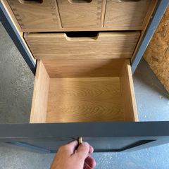 Dovetail Oak Cabinet