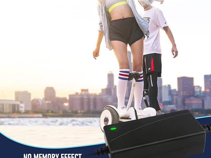 Scooter Charger 42V 2A AC Power Adapter Battery Charger for Electric Self-Balancing Scooter, Two Wheel Smart Drifting Board, Electric Scooters, Segway Hoverboard UK Universal Charger 3 pin