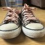 Leopard print converse style shoes Image 6