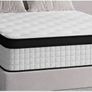 Kingsize Mattress 5ft 25cm Memory Foam & Pocketed Spring Hybrid Mattress Medium Firm 7-Zone 9-Layer Breathable Kingsize Bed Mattress with 650lbs Weight Capacity for Back Pain Relief 150x200cm(Black) Image 3