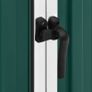 Garden Shed Green 195x198x159 cm Galvanised Steel Image 2