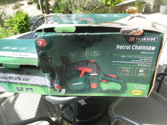 Parkside Petrol Chainsaw Never Used