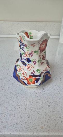 Welsh Gaudy Snake / caterpillar Handled Jug