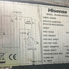 Hisense Under Counter Freezer