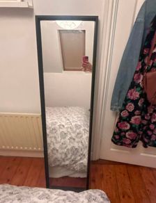 Black full length mirror
