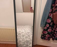 Black full length mirror