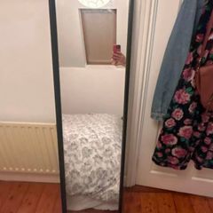 Black full length mirror