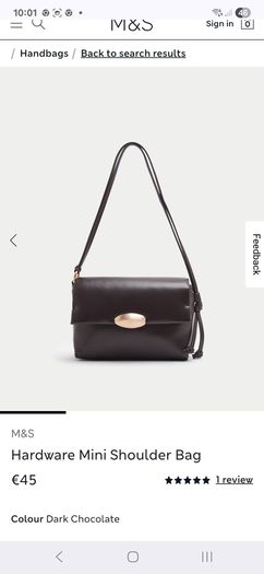 Shoulder bag for sake, this bag is currently being sold in M&S for 45 euros