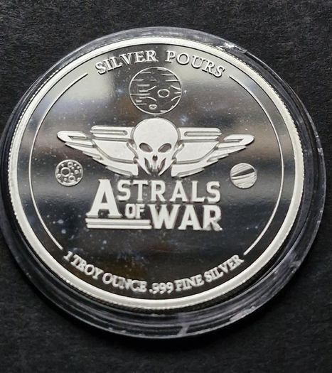 2024 Astrals of War Stardrakes General Sylvarax 1oz Silver Proof Like