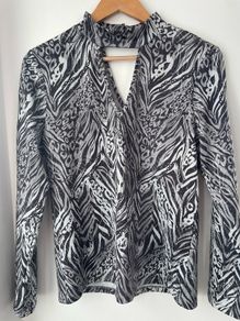 Julien MacDonald star metallized yarn top