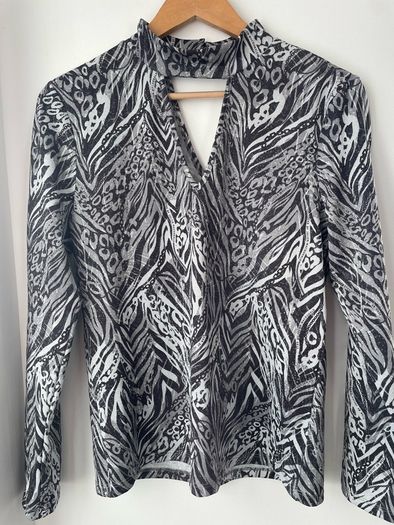 Julien MacDonald star metallized yarn top