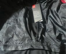 Under Armour running hoodie top raintop anorak camo size large