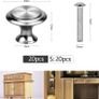 20 Pieces 30mm Cabinet Knobs, Round Mushroom Drawer Knobs Handles for Kitchen Cabinet Drawer Wardrobe Furniture (FREE POSTAGE) Image 2