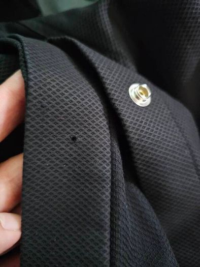 Givenchy Mini Black Cutout Cotton Shirt Dress