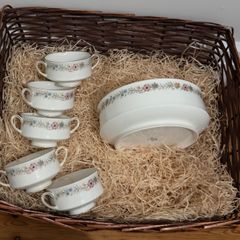 A small part of the Royal Albert Paragon dinner service