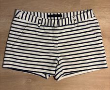 Zara Navy Blue & White Striped Sailor Shorts
