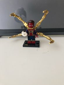 Custom Lego iron spider armour tentacles avenger mini figure