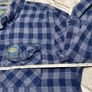 Superdry Mens Long Sleeve Shirt Size Medium Blue Check Image 5