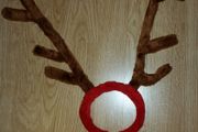 A Pair of Rudolph Antlers - 30 cm Tall - Read Carefully