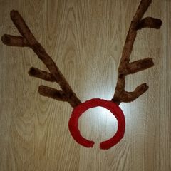 A Pair of Rudolph Antlers - 30 cm Tall - Read Carefully